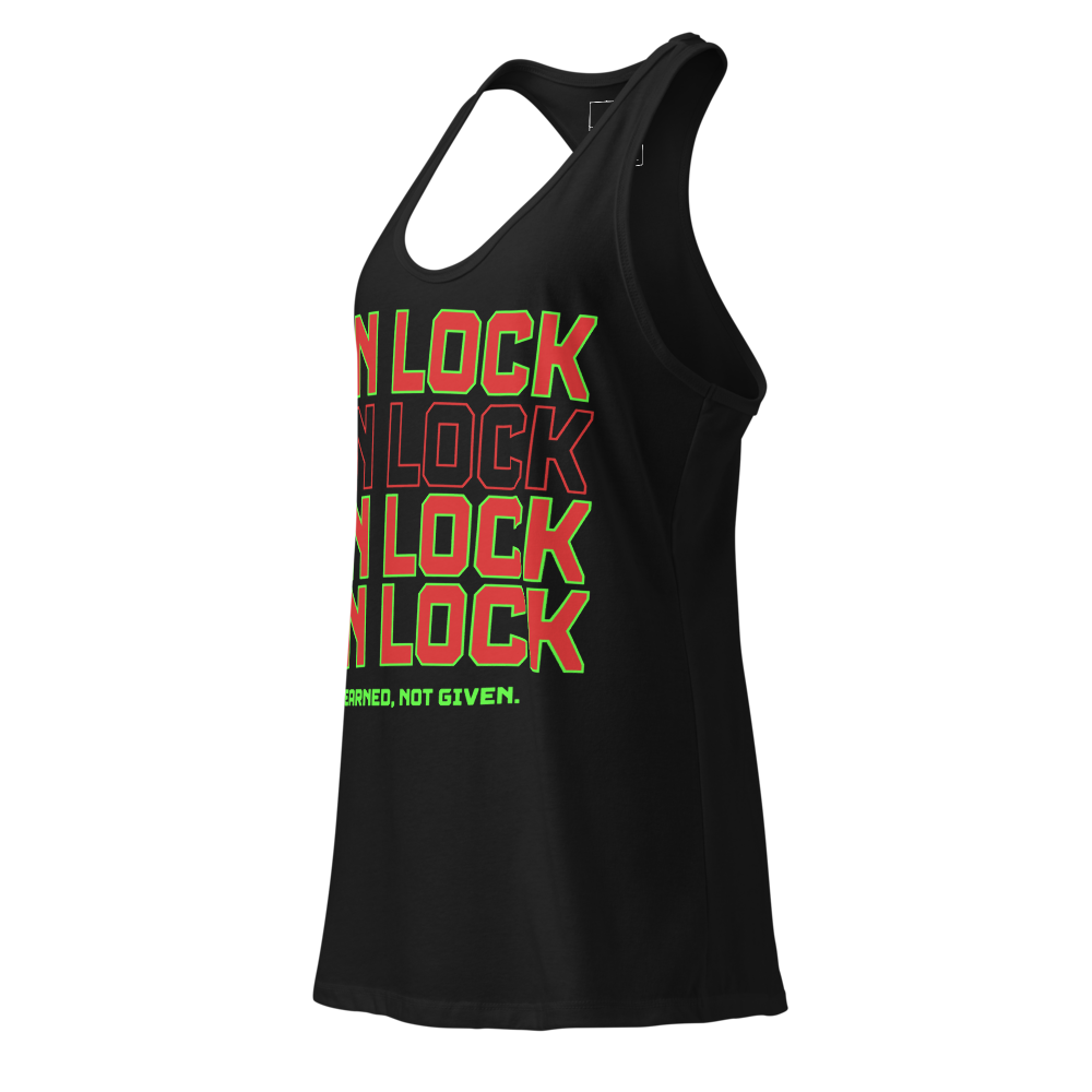 Women’s fitted racerback tank top